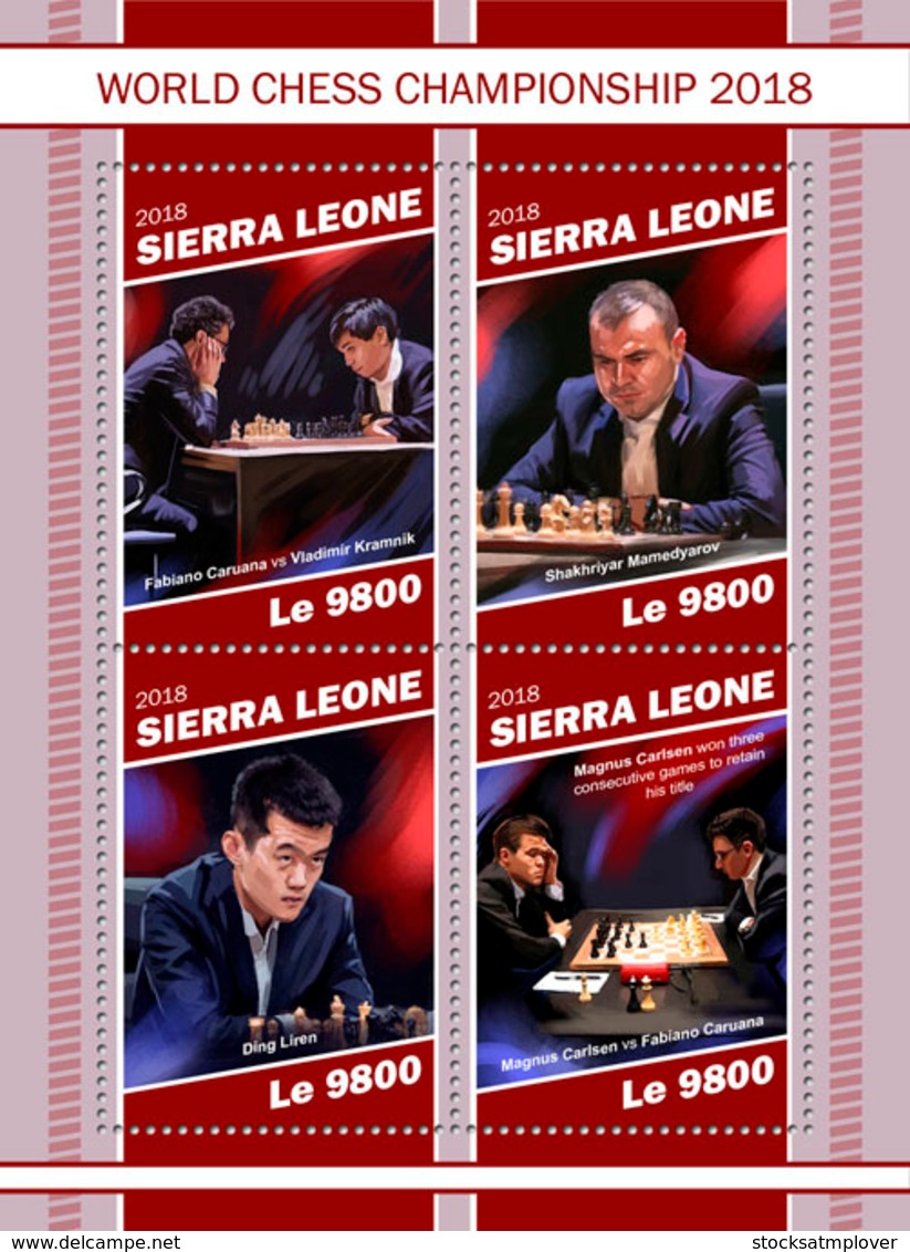 Sierra Leone   2018  World Chess Championship 2018  S201902 - Sierra Leone (1961-...)