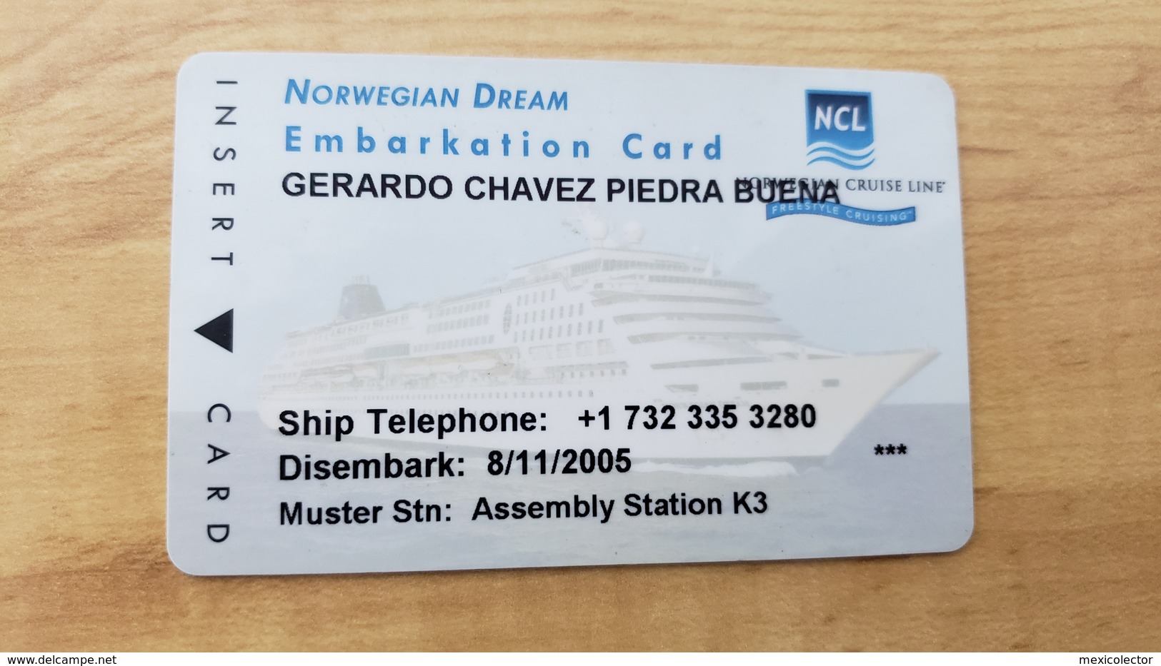 NORWEGIAN CRUISE LINE - CRUISE CABIN KEY CARD - - Cartes D'hotel