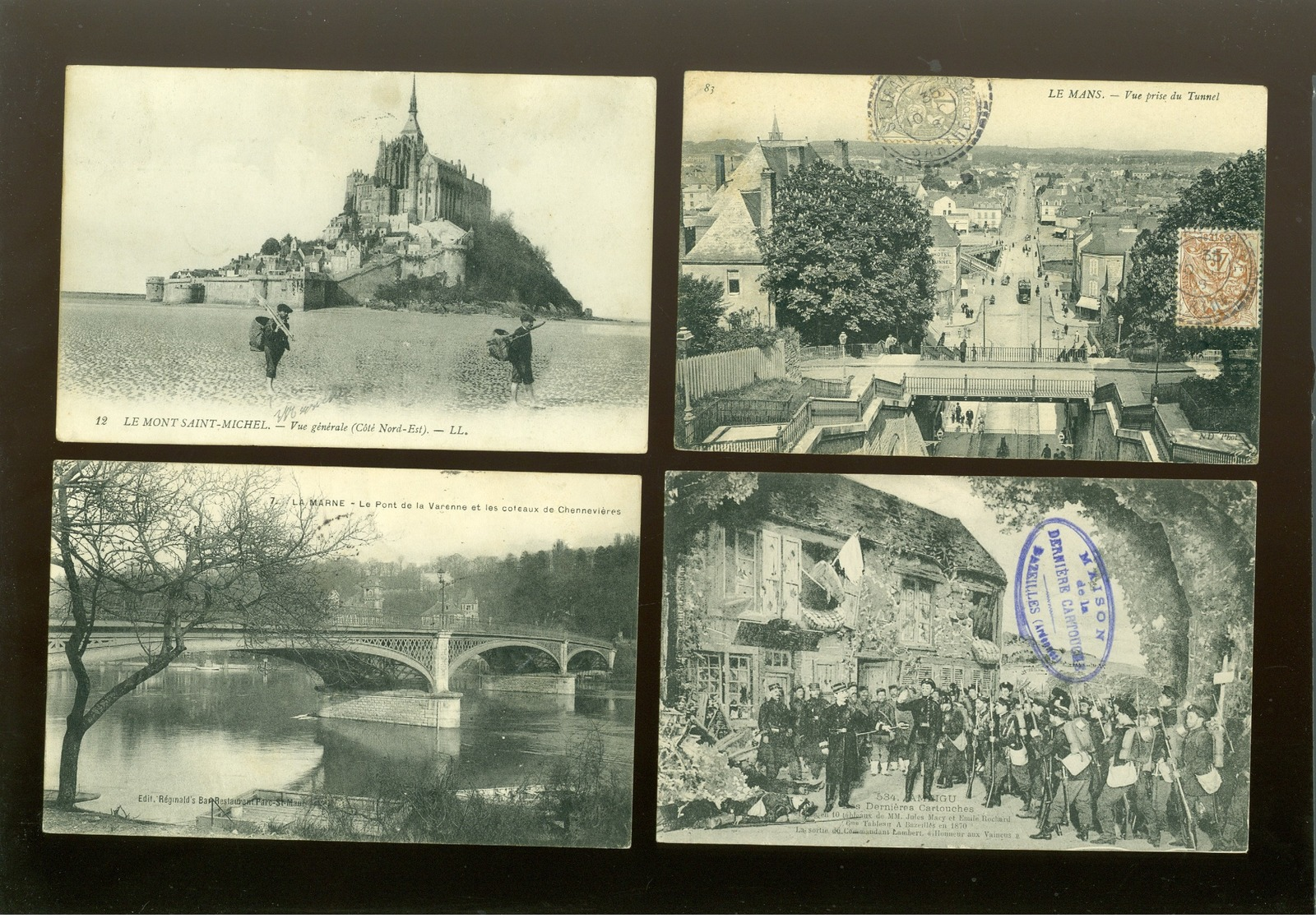 Lot de 60 cartes postales de France        Lot van 60 postkaarten van Frankrijk   - 60 scans