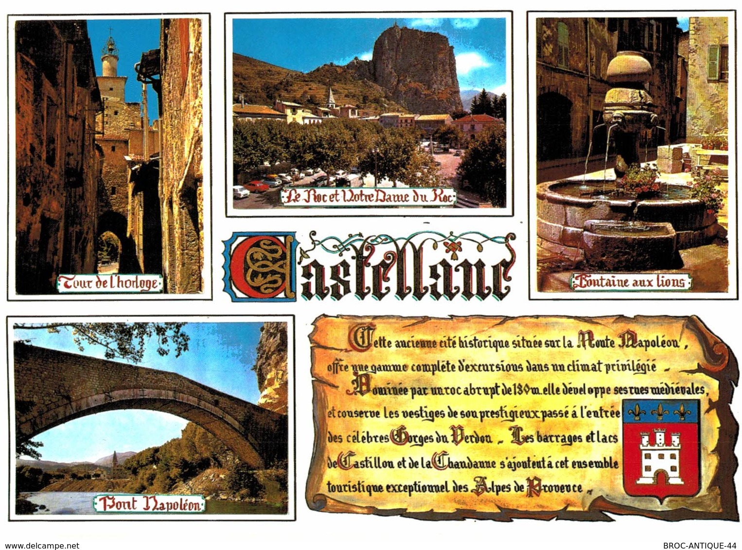 LOT N°1308 - LOT DE 35 CARTES DE CASTELLANE