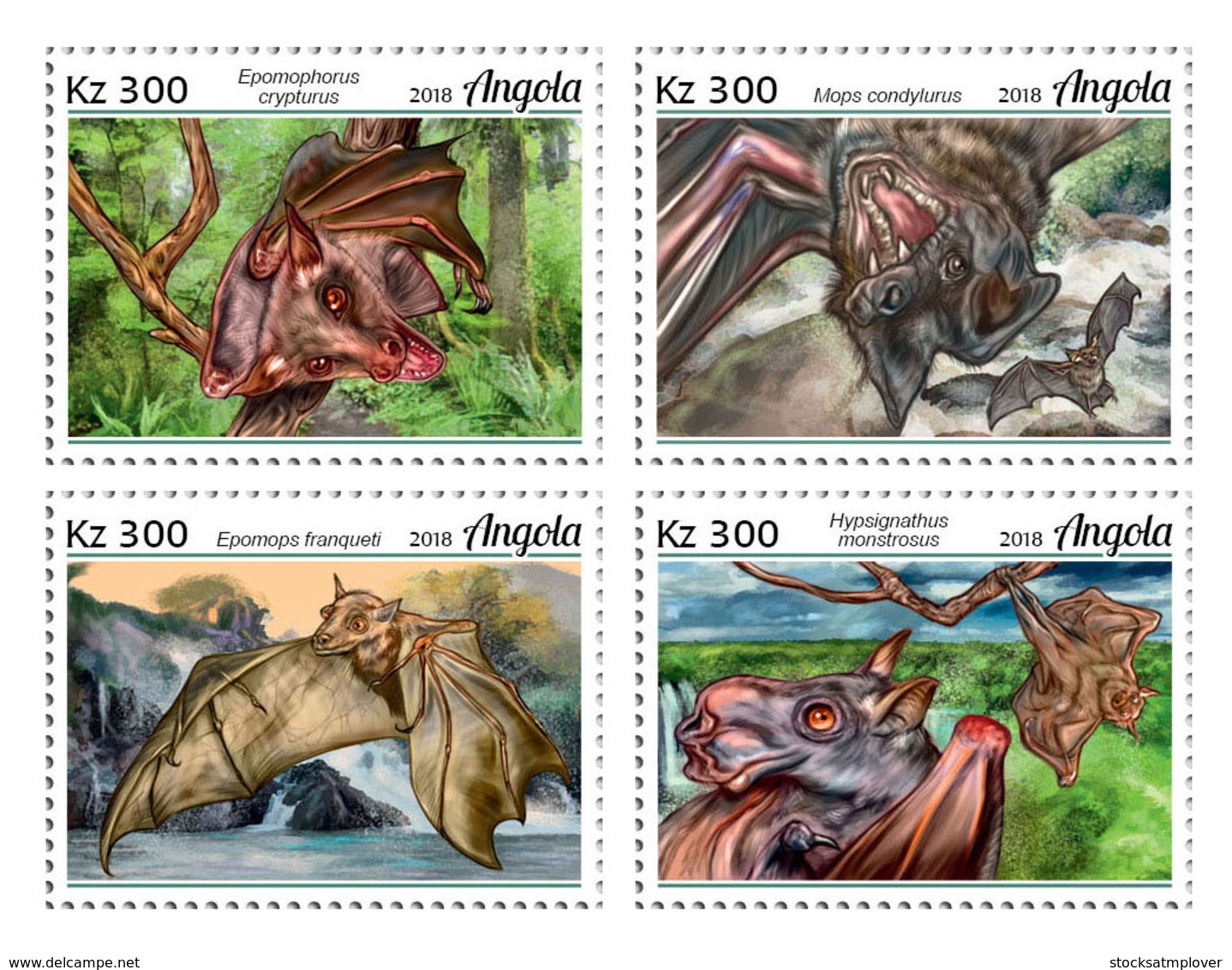 Angola  2018   Fauna Bats   S201902 - Angola
