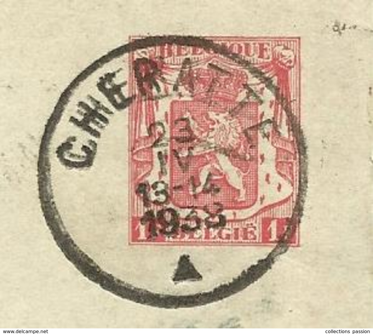 Entier Postal , Belgique, Carte Postale, CHERATTE , 1938,  F. Cordy,spiritueux, 3 Scans - Cartoline 1934-1951