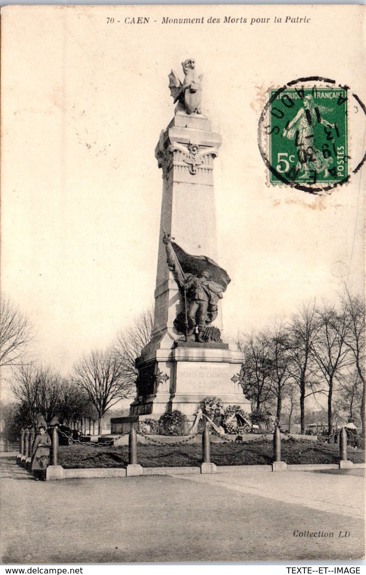 14 CAEN - Monument Des Morts Pour La Patrie - Caen