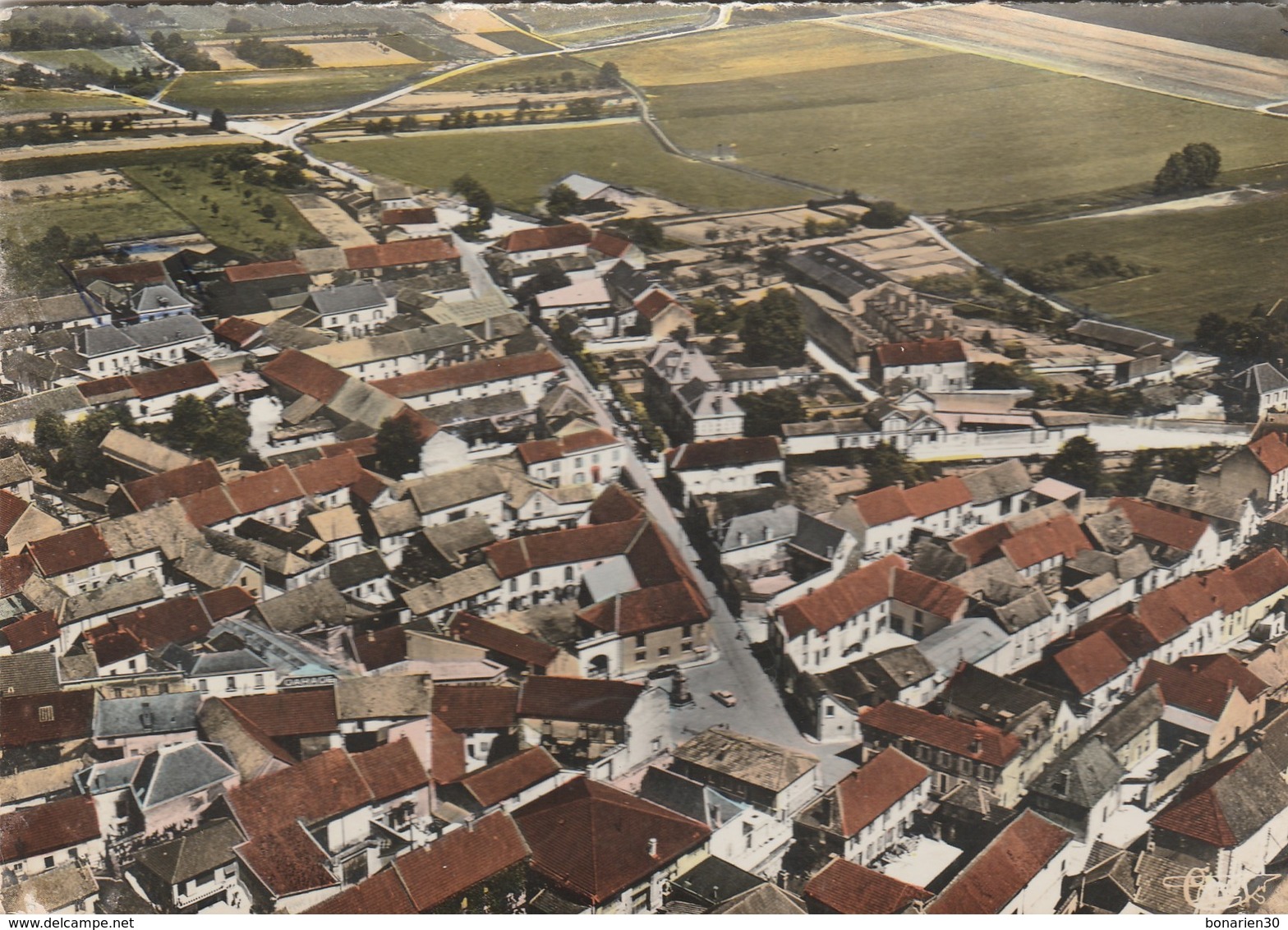 CPSM 51 AMBONNAY  VUE GENERALE AERIENNE  VIGNOBLE - Autres & Non Classés