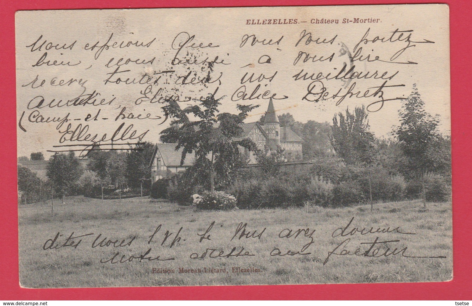 Ellezelles - Château St-Mortier -1910  ( Voir Verso ) - Ellezelles
