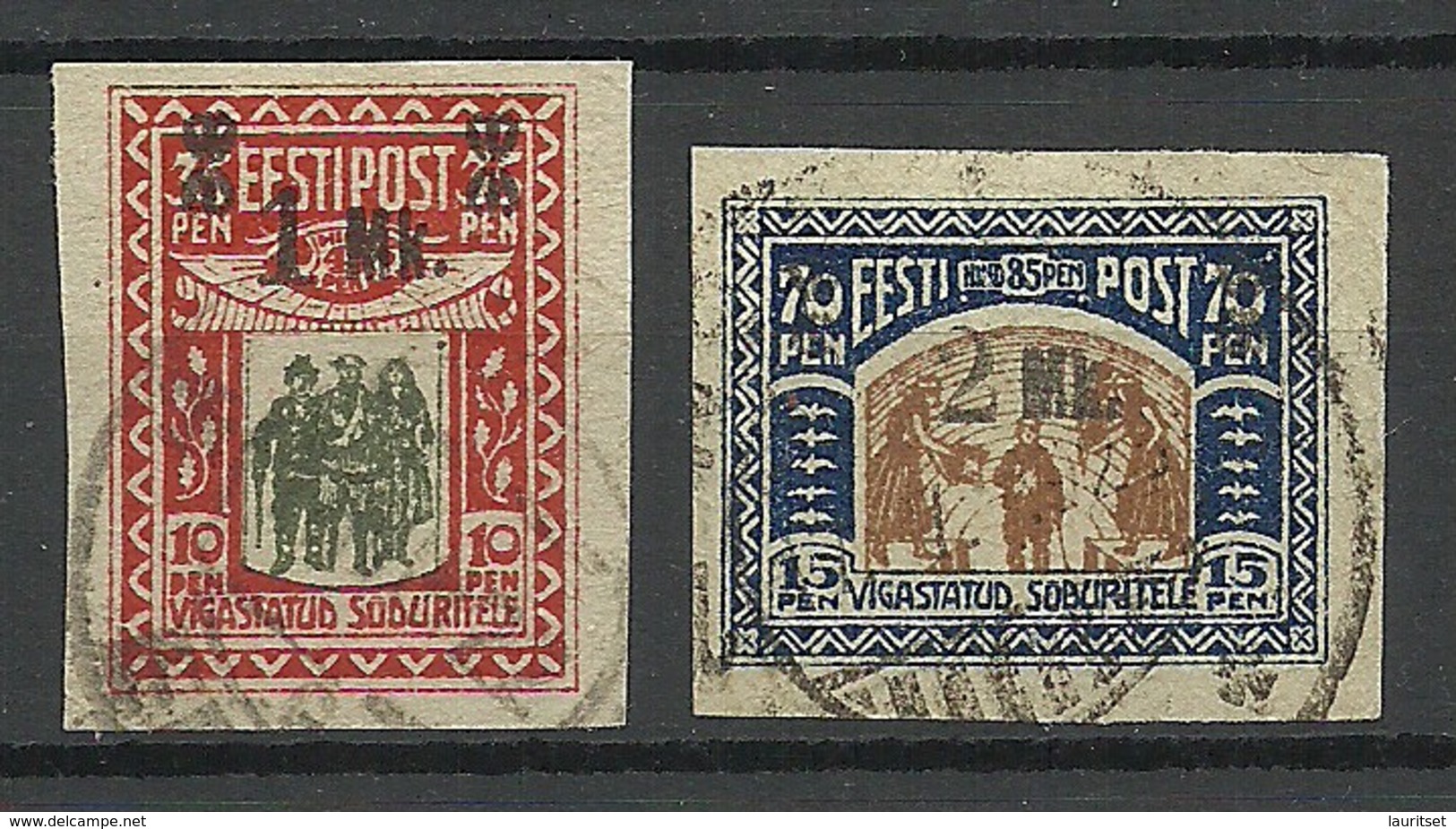 Estonie Estonia 1920 For Disabled Soldiers Michel 25 - 26 O - Estonia