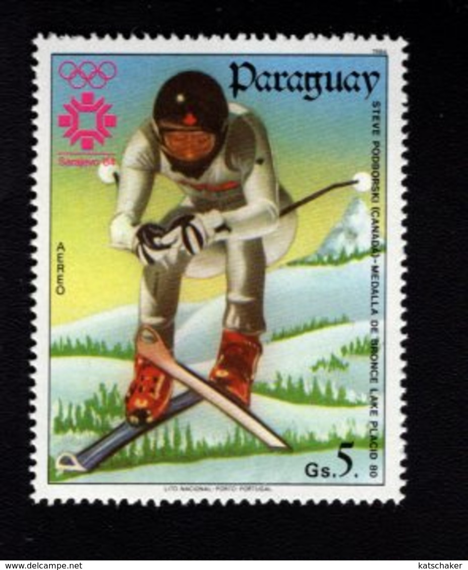 739744847  POSTFRIS MINT NEVER HINGED POSTFRISCH EINWANDFREI  SCOTT C554 1984 WINTER OLYMPICS SARAJEVO - Paraguay