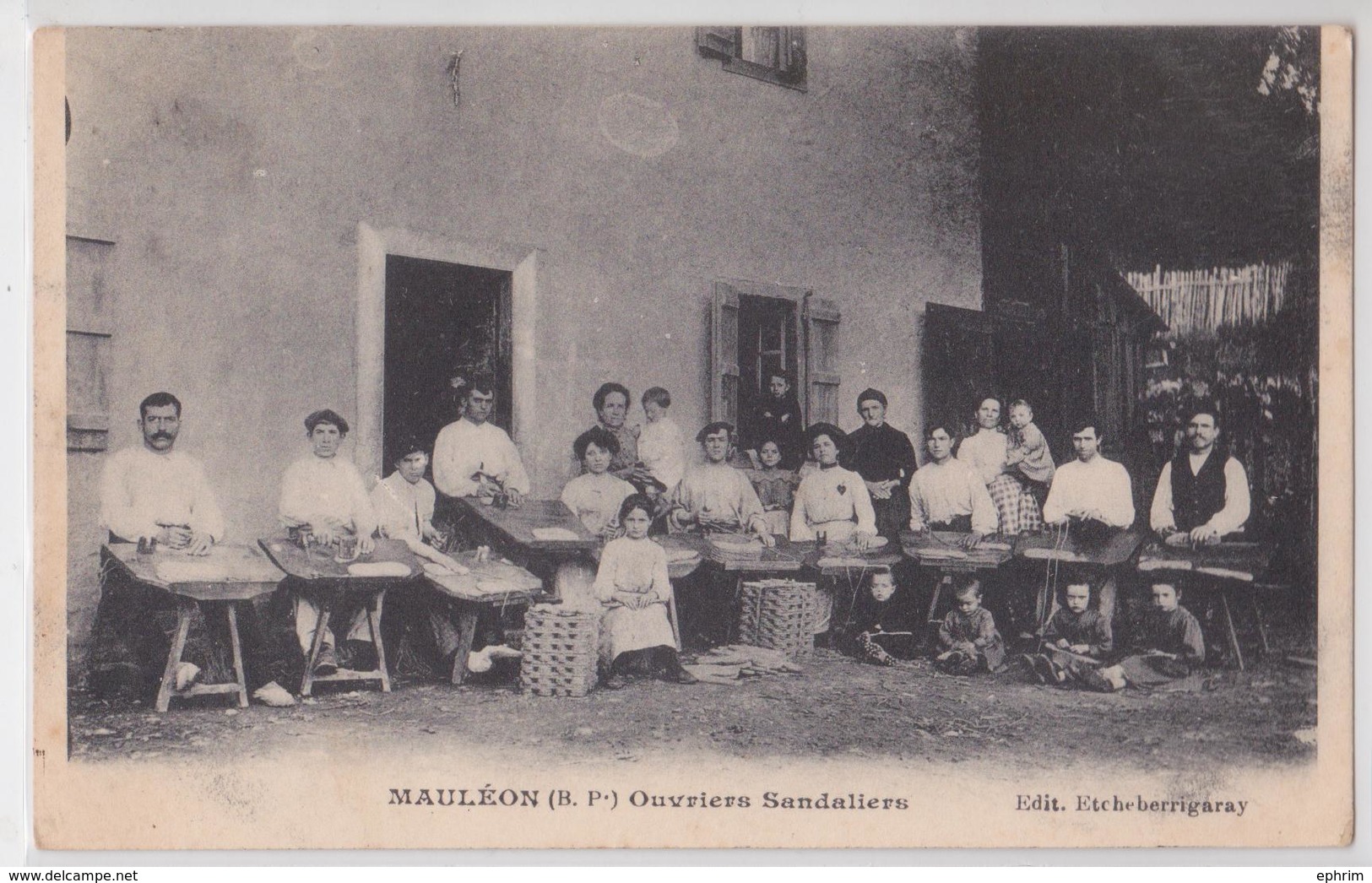 Mauléon - Ouvriers Sandaliers - Petit Métier - Mauleon Licharre