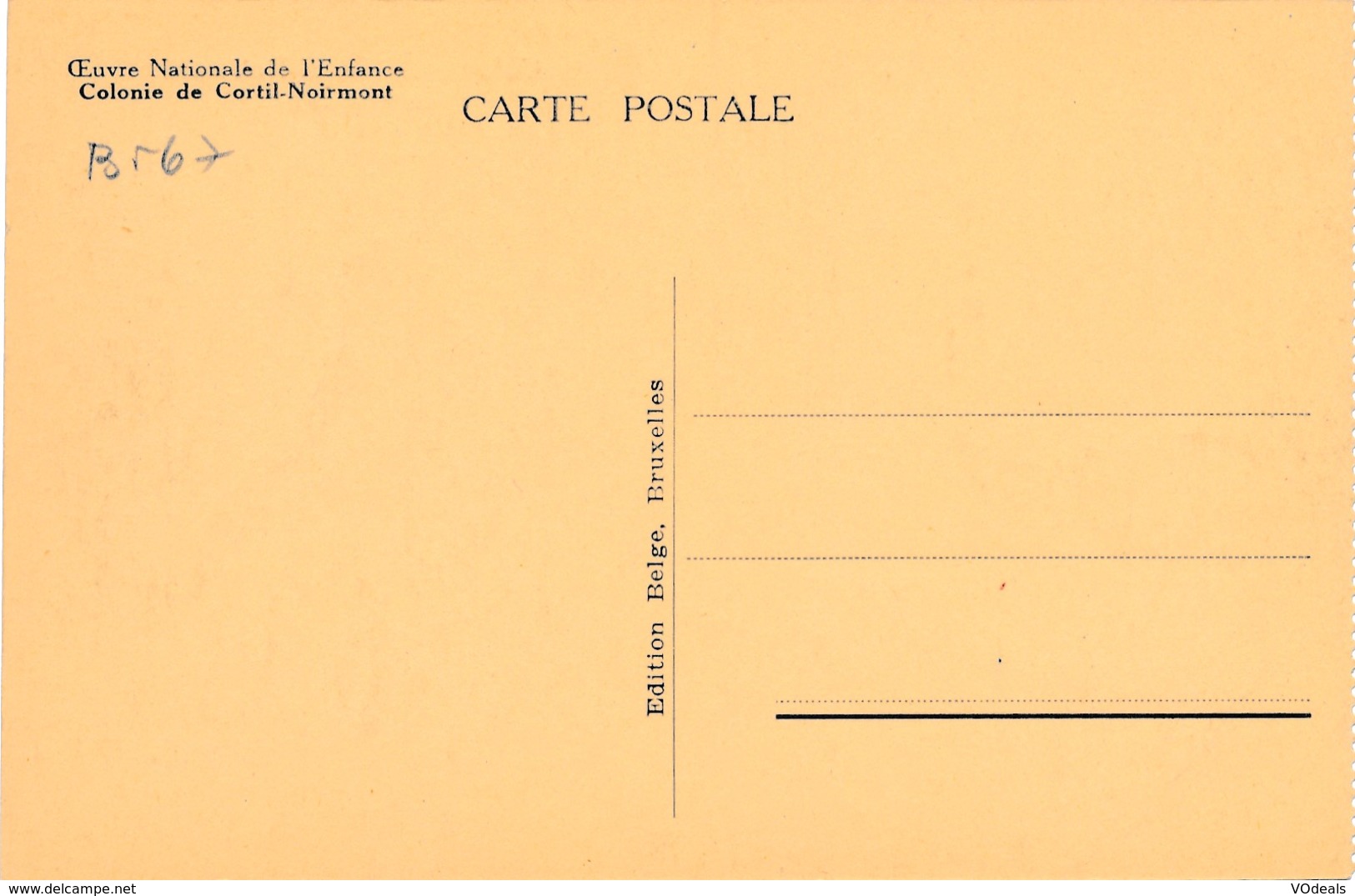 CPA - Belgique - Colonie De Cortil-Noirmont - L'infirmerie - Chastre