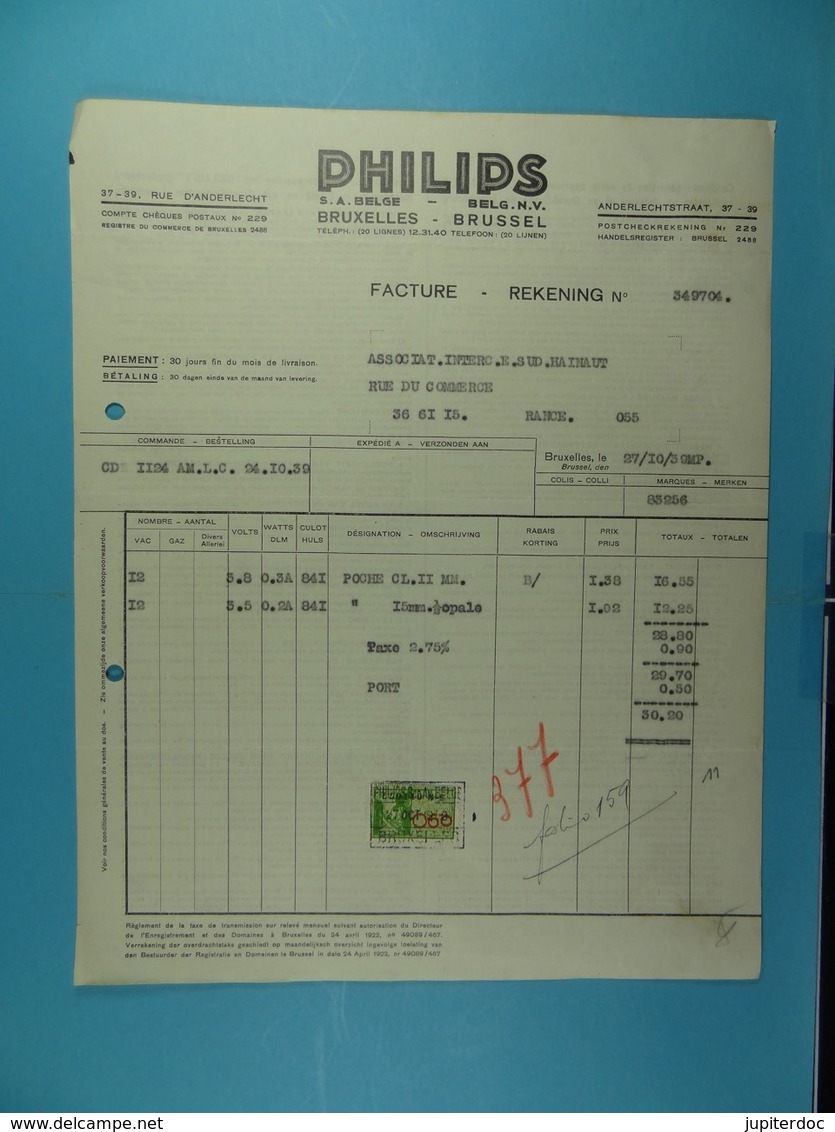 Philips Bruxelles /11/ - Elektrizität & Gas