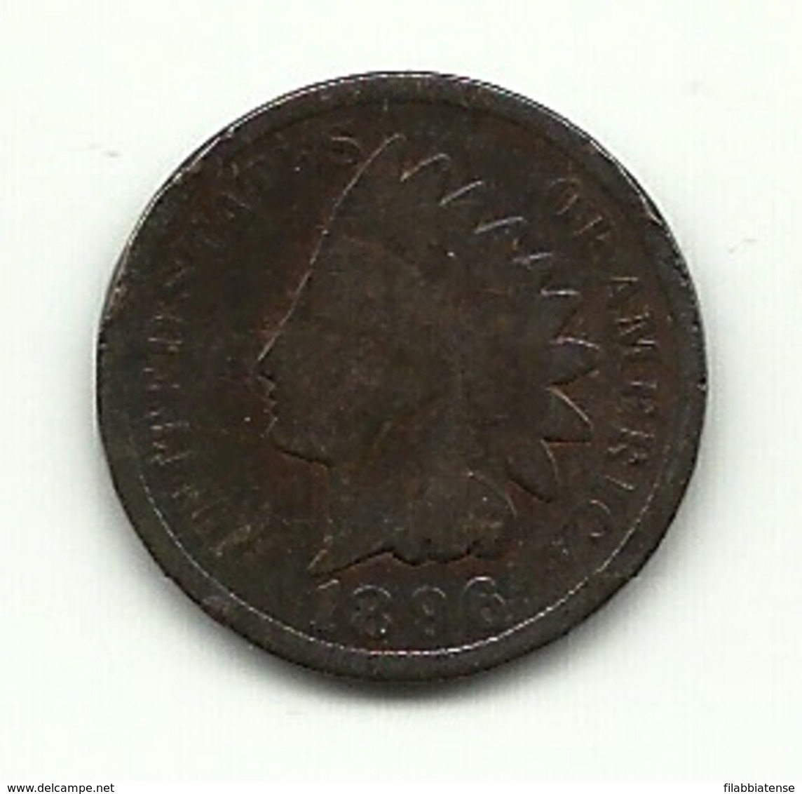 1896 - Stati Uniti 1 Cent    ------ - 1859-1909: Indian Head