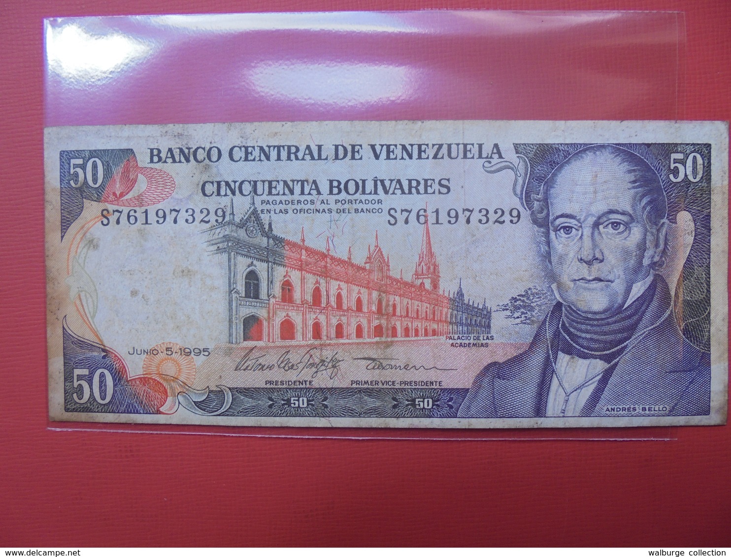 VENEZUELA 50 BOLIVARES 1995  CIRCULER - Venezuela