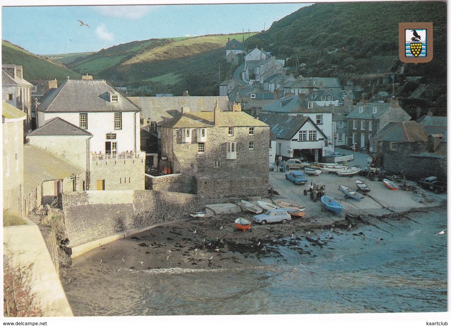 Port Isaac: SAAB 95 ('74), 2x TRACTOR, TRIUMPH 1500, LAND ROVER PICK-UP - (Cornwall) - Toerisme