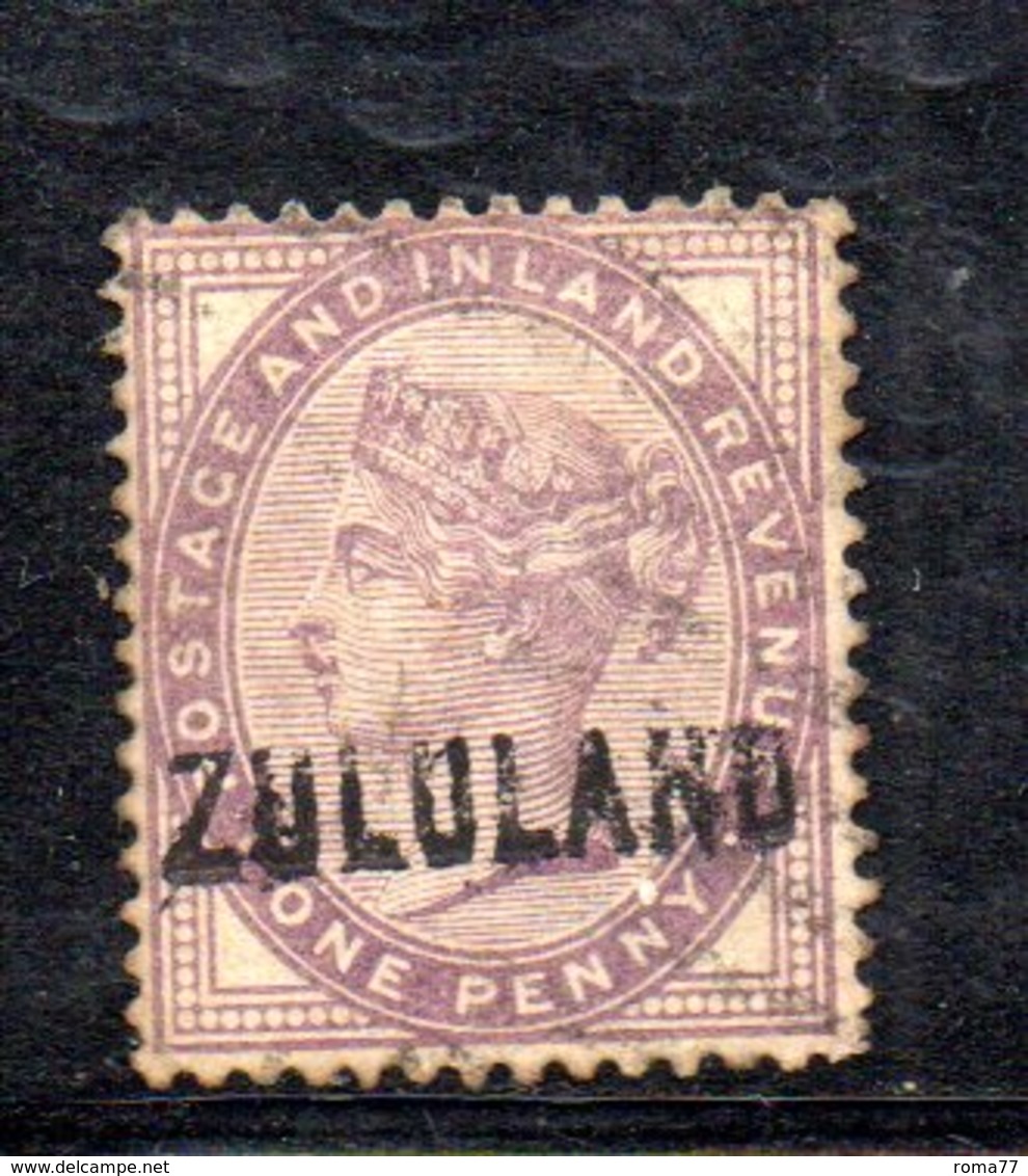 XP4602 - ZULULAND 1888 , Yvert N. 2  Usato (2380A) . - Zoulouland (1888-1902)