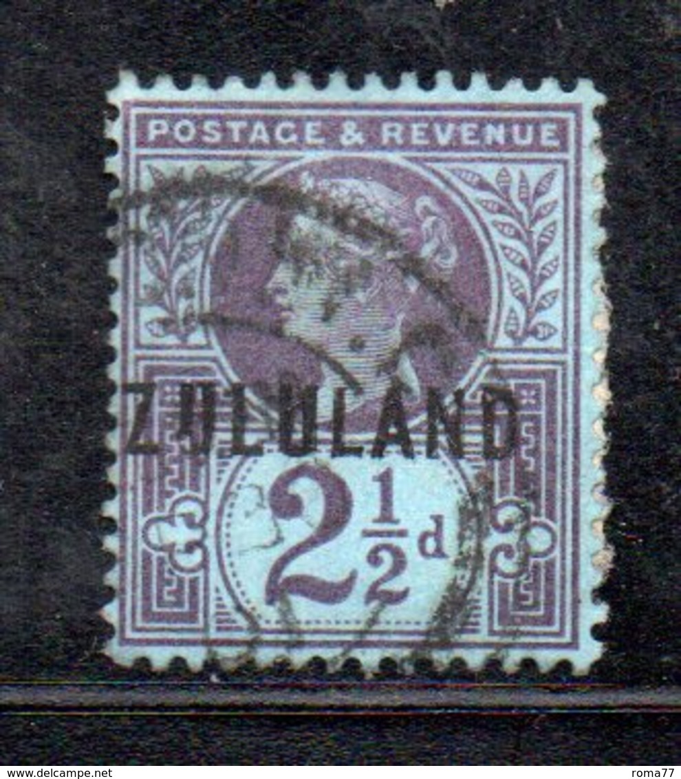 XP4606 - ZULULAND 1888 , Yvert N. 4  Usato (2380A) . - Zululand (1888-1902)