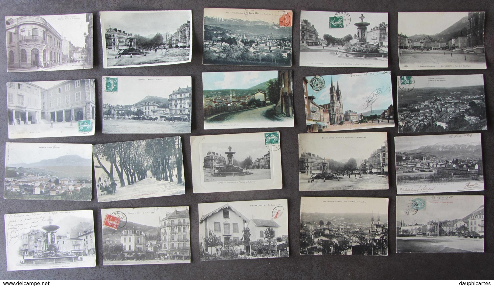 LOT De 110 Cartes VOIRON . Voir Les Scans. Lire Descriptif - Voiron