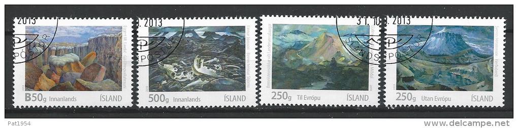 Islande 2013, Série N°1334/1337 Oblitérée  Peintures - Usati