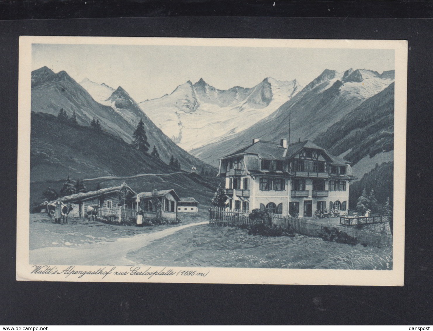 KuK AK Waltl's Alpengasthof Zur Gerlosplatte 1924 - Sonstige & Ohne Zuordnung