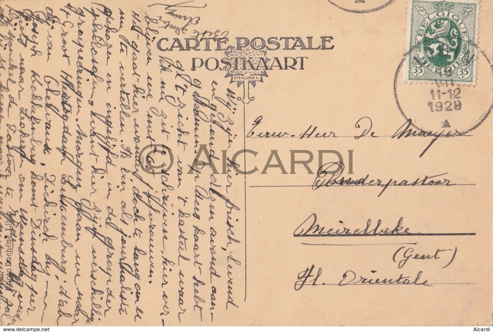 Postkaart/Carte Postale LIBIN Le Château De Buchay 1929 (C258) - Libin