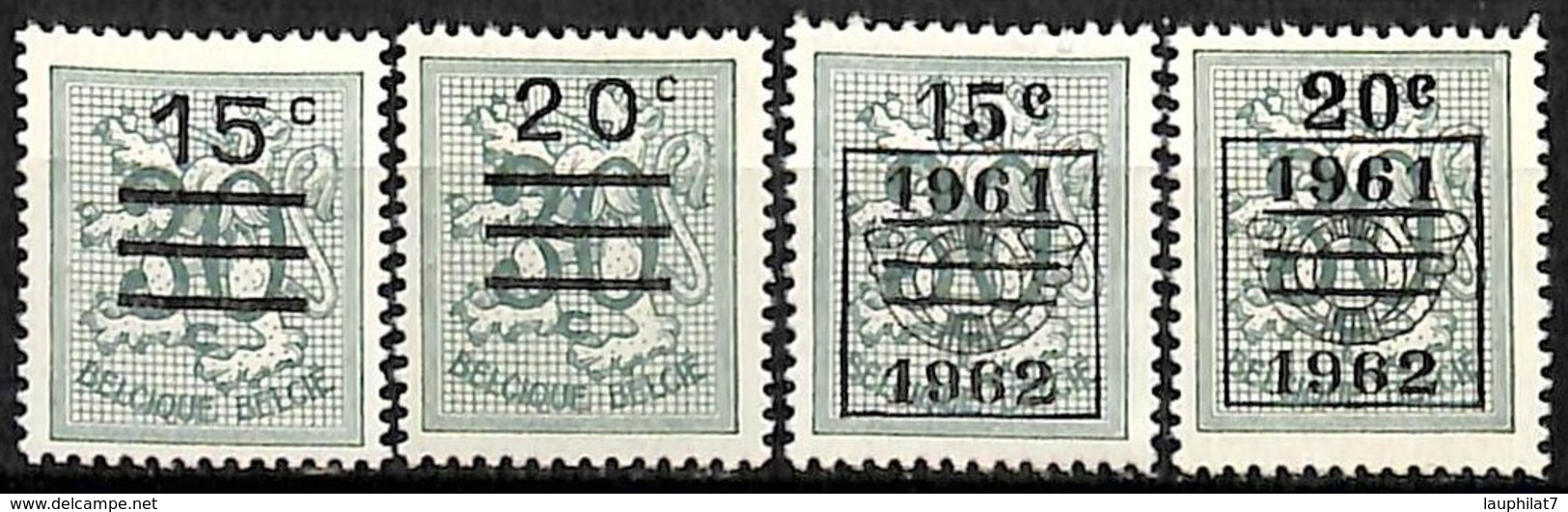 [830199]Belgique 1960 - N° 1172/73A, Préoblitérés, SC, SNC - Ongebruikt