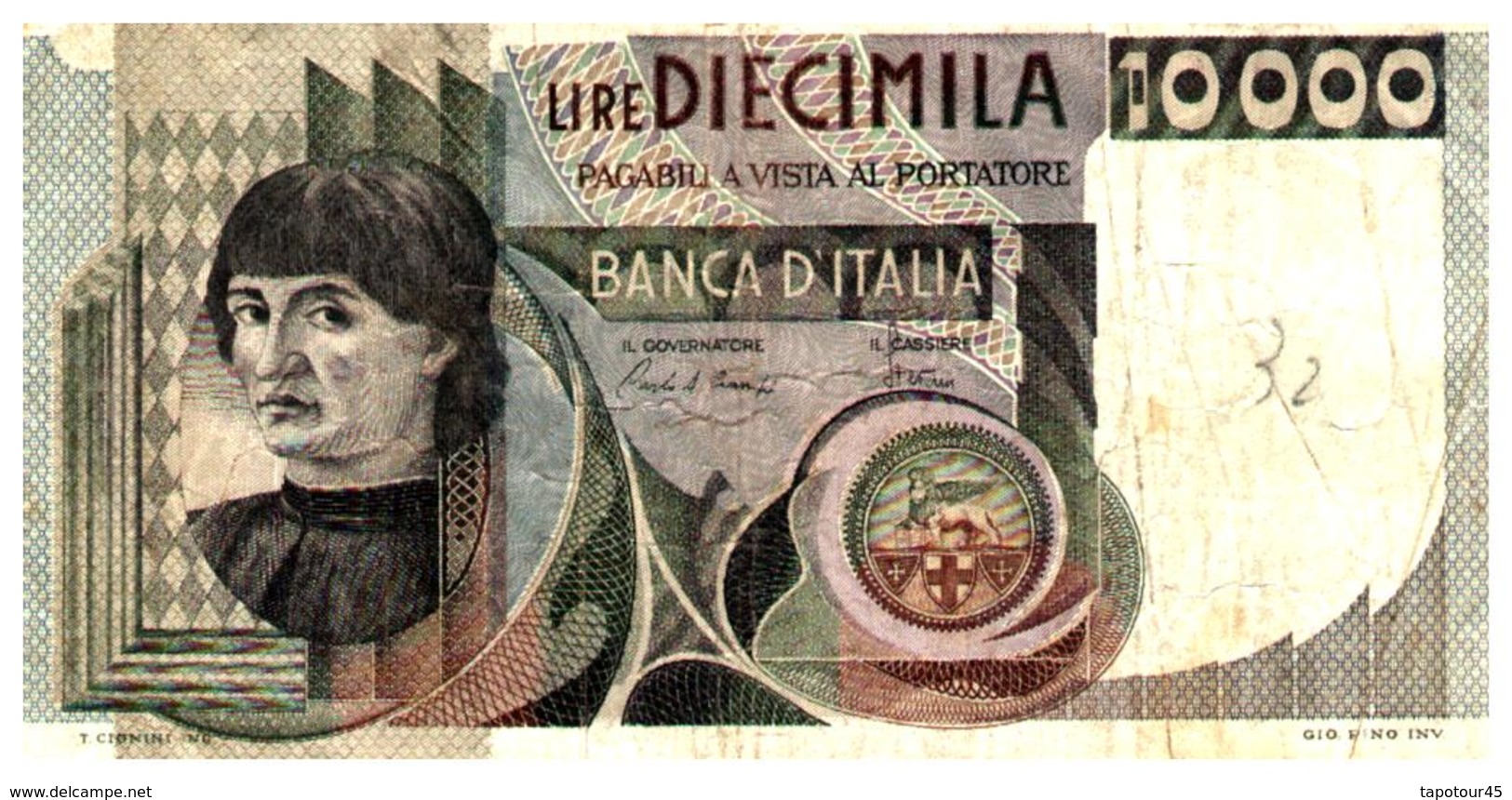 Billets > Italie >10000 Lire 1984 - 10000 Lire