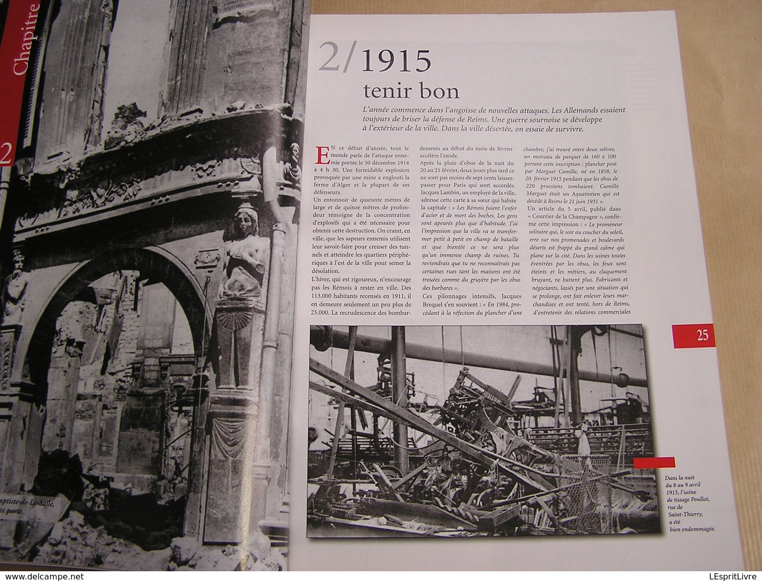 1914 1918 REIMS Ville Martyre Guerre 14 18 France Destruction Ville Bataille Reims Bombardements Cathédrale Quartiers