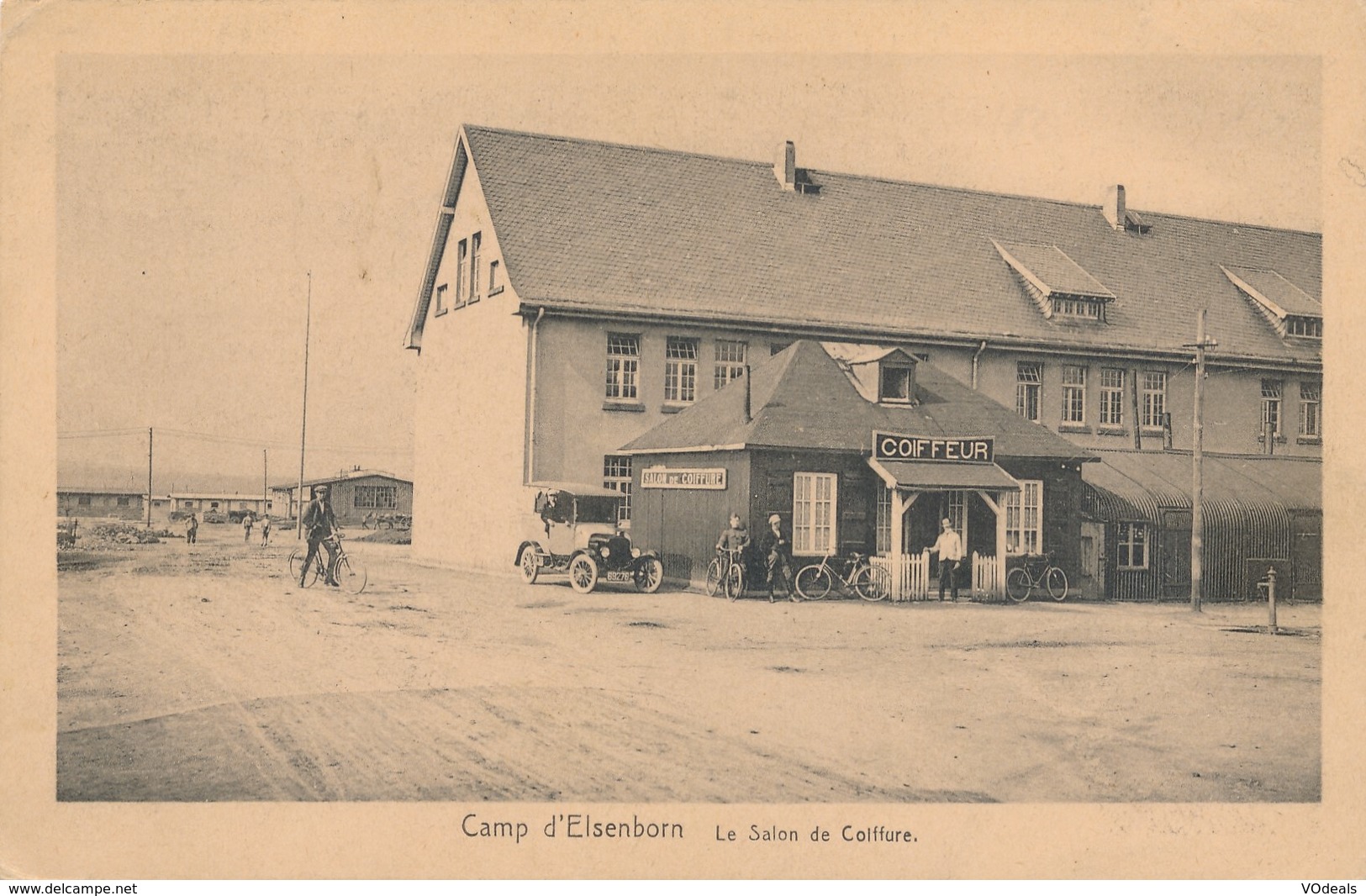 CPA - Belgique - Elsenborn (camp) - Camp D'Elsenborn - Le Salon De Coiffure - Elsenborn (Kamp)