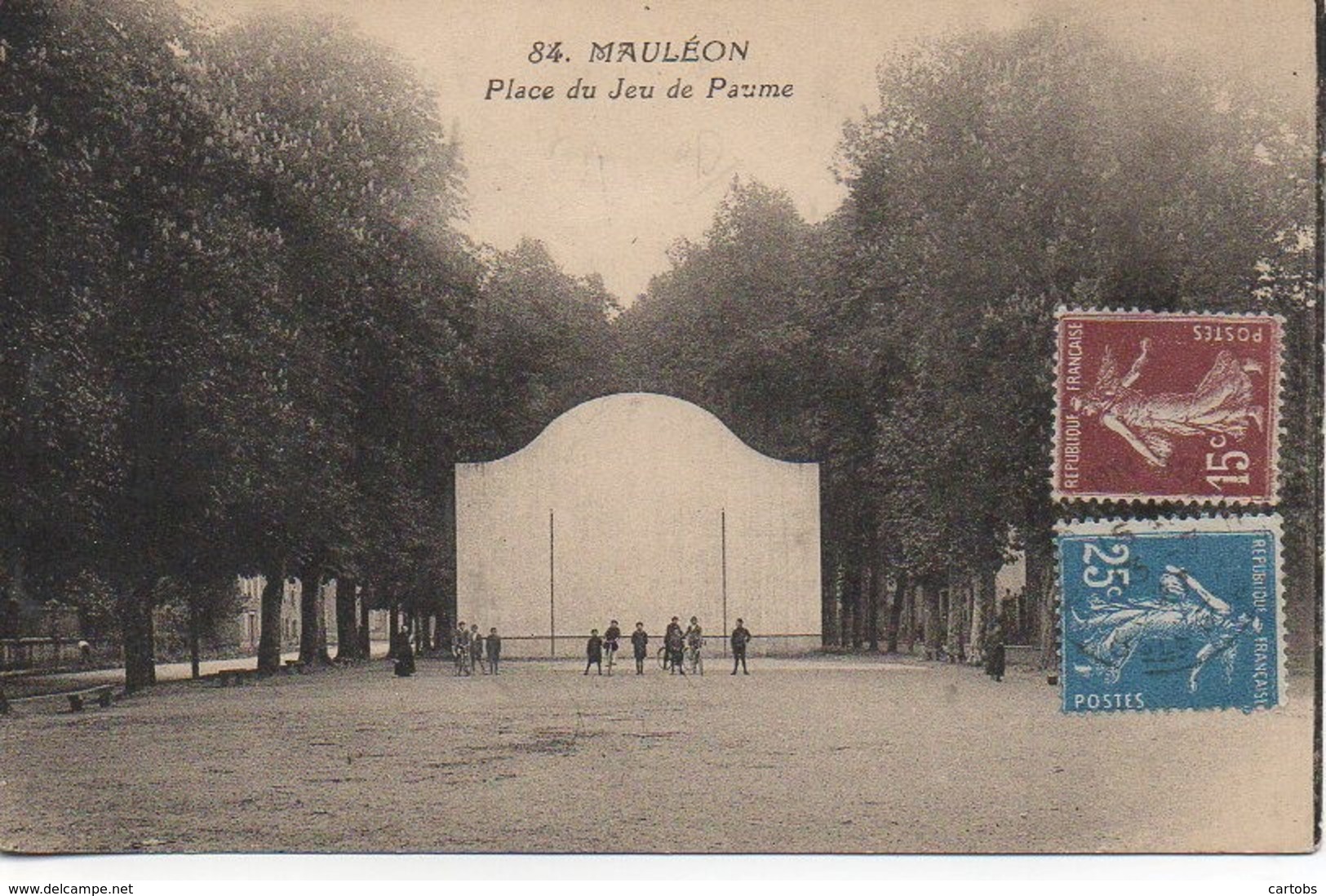 65 MAULEON  Place Du Jeu De Paume - Mauleon Barousse