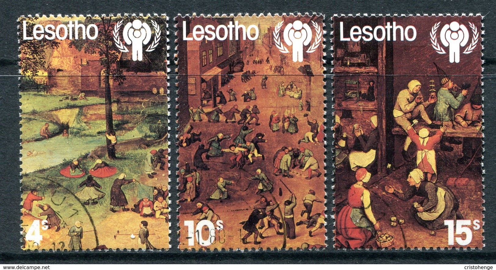 Lesotho 1979 International Year Of The Child Set Used (SG 379-381) - Lesotho (1966-...)