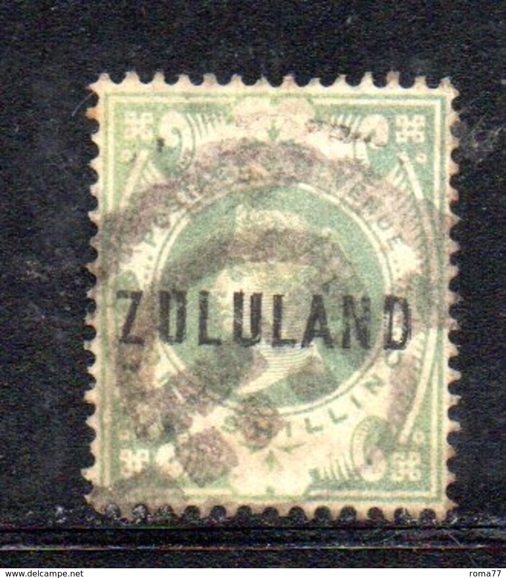 XP4615 - ZULULAND 1888 , Yvert N. 10  Usato (2380A) . - Zoulouland (1888-1902)