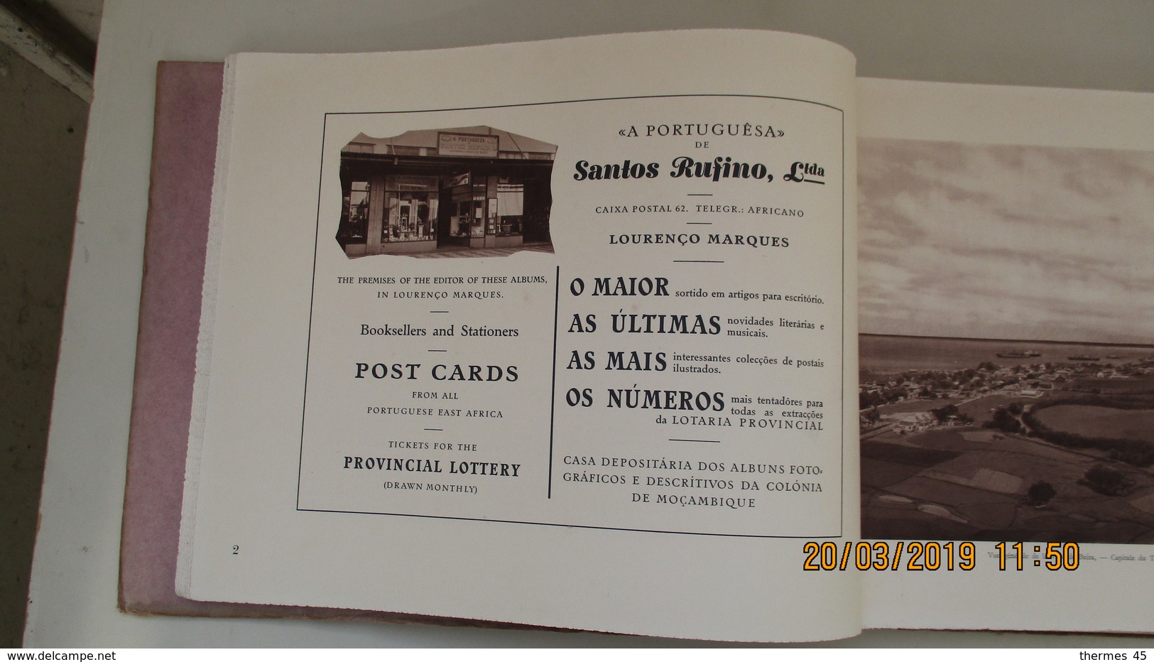 LA COMPAGNIE PORTUGAISE DE MOZAMBIQUE / JOSE DOS SANTOS RUFINO 1929 / VOL. 9 / MANICA E SOFALA - Géographie