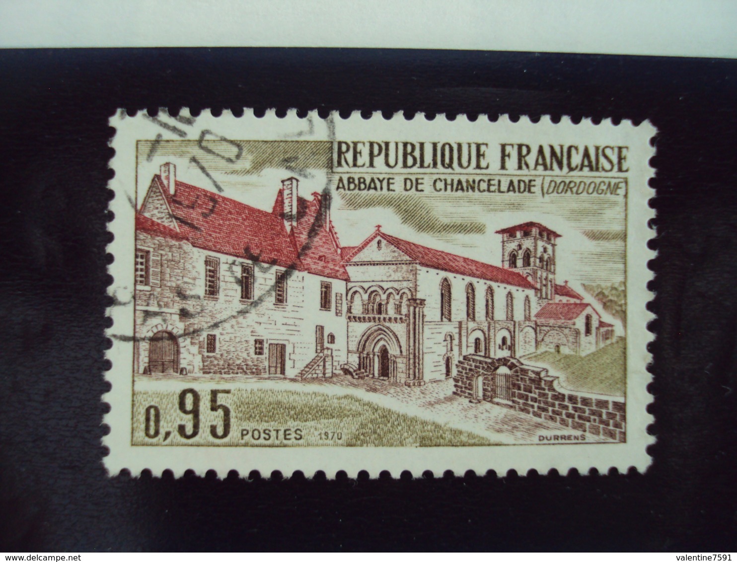 70-79- Timbre Oblitéré N°  1645    "  Abbaye De Chancelade      "  0.30 - Oblitérés