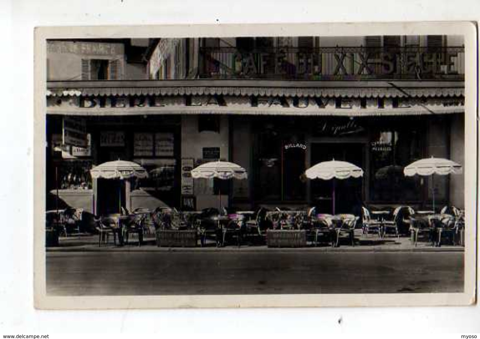 03 ST POURCAIN SUR SIOULE Cafe Du XIX°s, Carte Photo Perraguin - Autres & Non Classés
