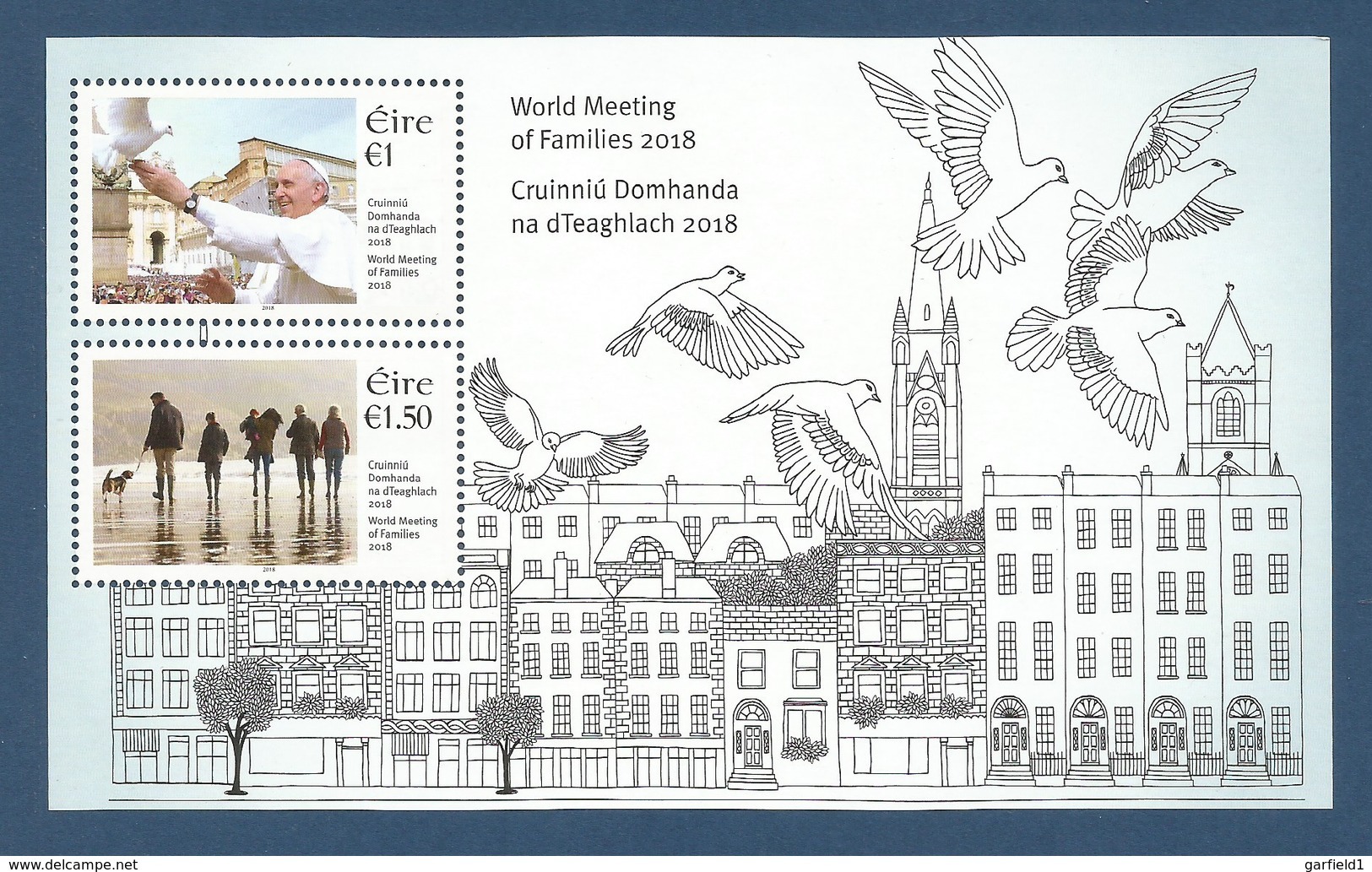 Irland  / Eire  2018 , World Meeting Of Families - Sheet - Postfrisch / MNH / (**) - Neufs