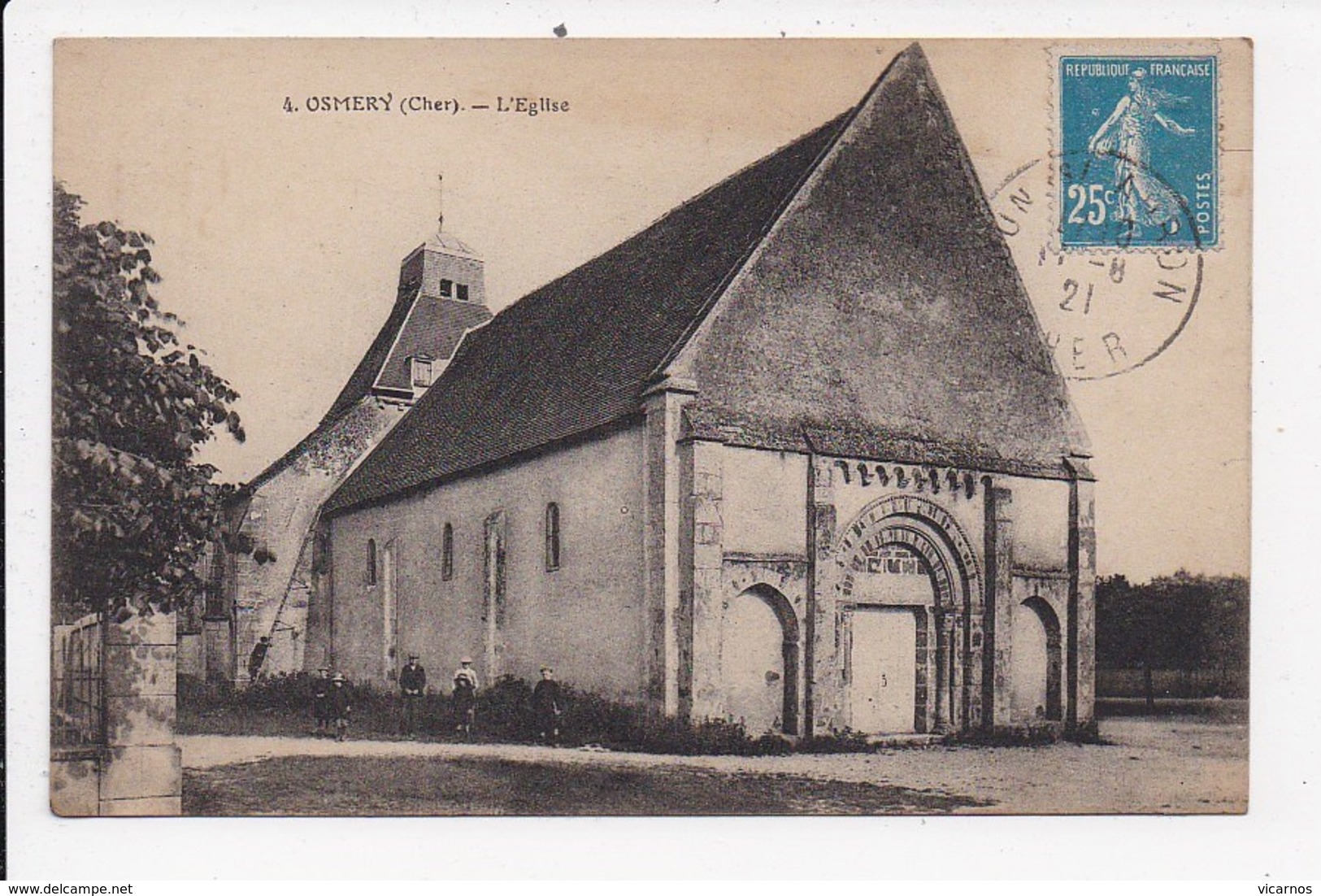 CPA 18 OSMERY L'église - Autres & Non Classés