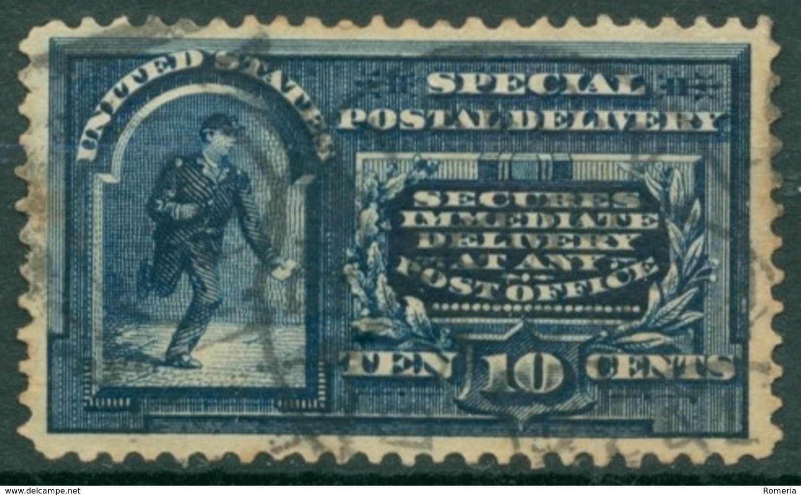 Etats Unis - 1884/1894 - Yt Timbres Pour Lettres Exprés Nº 4  - Oblitéré - Special Delivery, Registration & Certified
