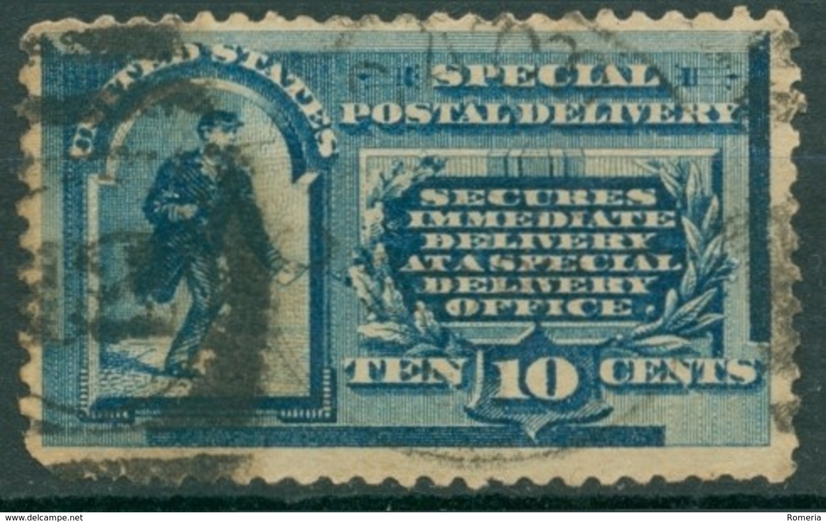 Etats Unis - 1884/1894 - Yt Timbres Pour Lettres Exprés Nº 4  - Oblitéré - Special Delivery, Registration & Certified