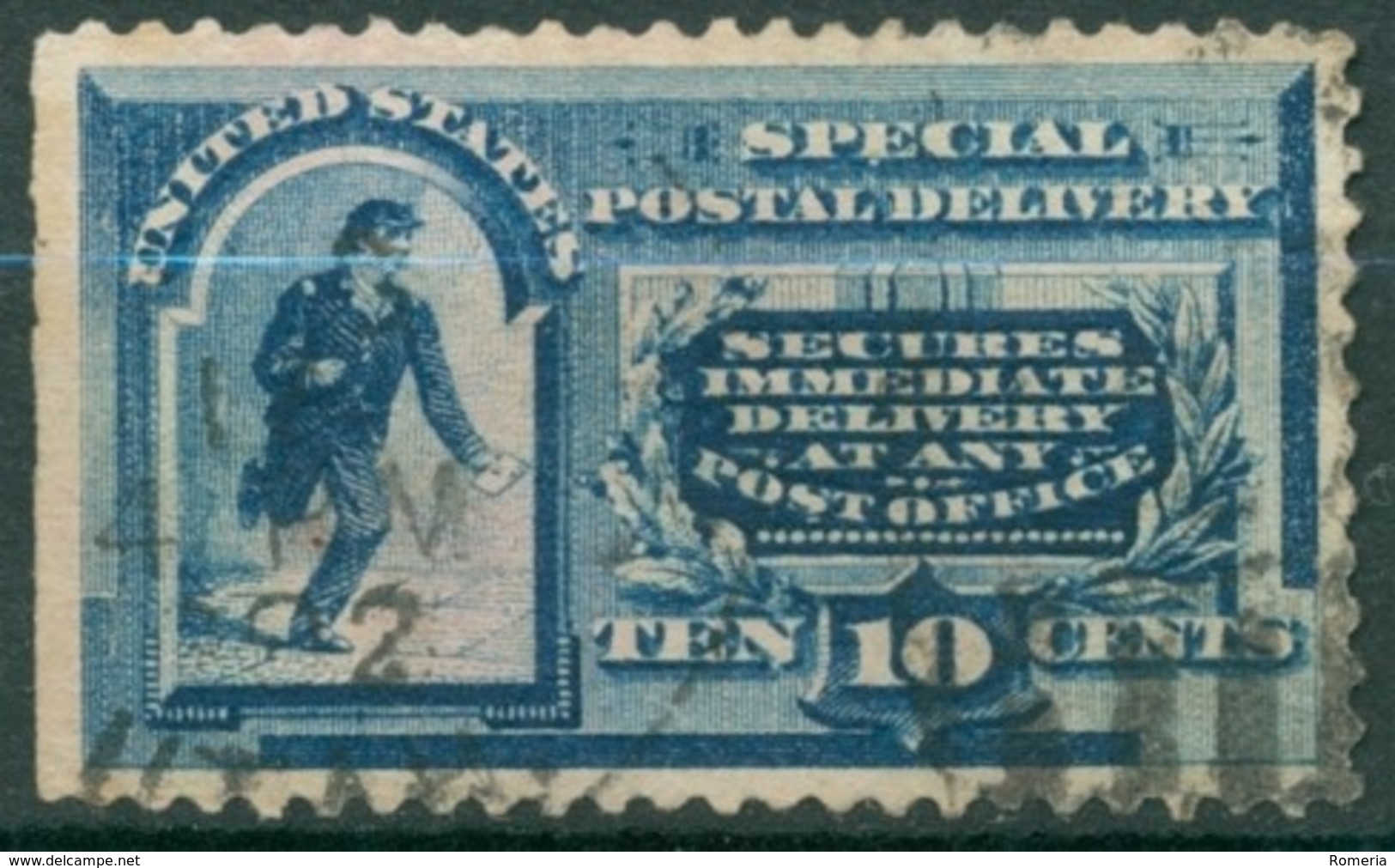 Etats Unis - 1884/1894 - Yt Timbres Pour Lettres Exprés Nº 4  - Oblitéré - Special Delivery, Registration & Certified