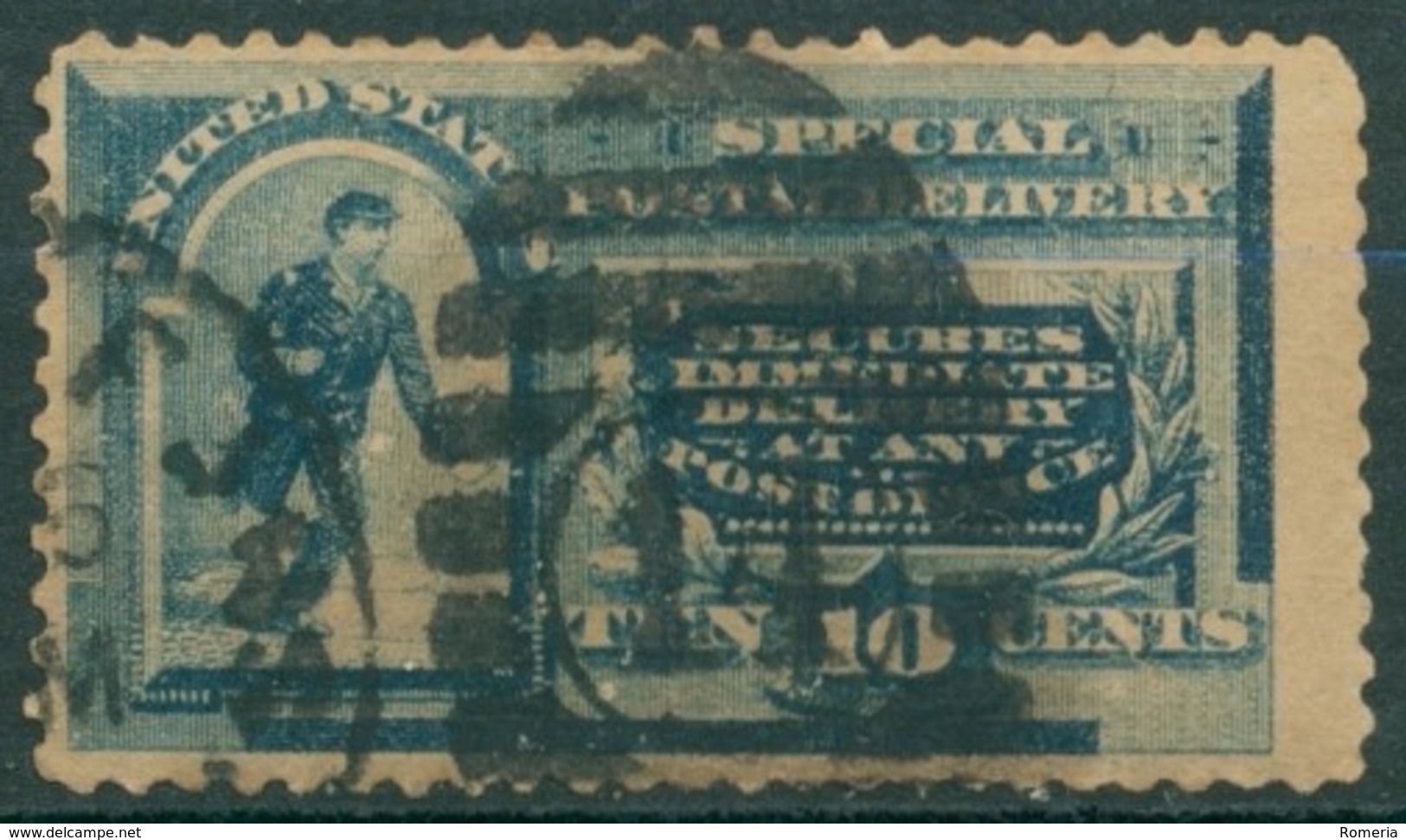 Etats Unis - 1884/1894 - Yt Timbres Pour Lettres Exprés Nº 4  - Oblitéré - Express & Recommandés