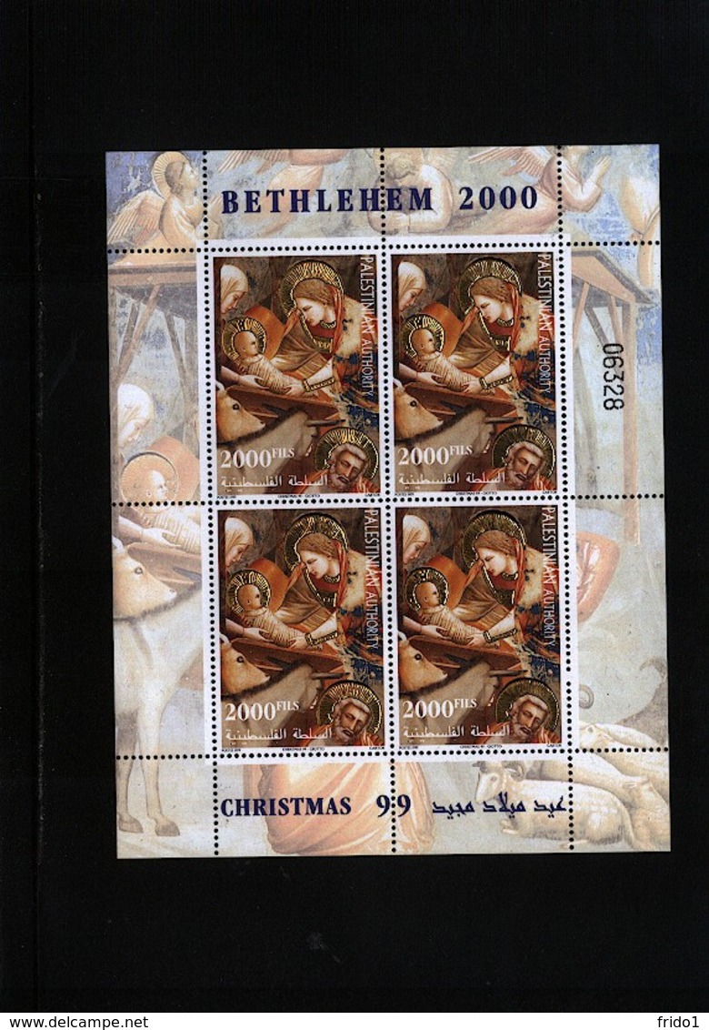 Palestine 1999 Christmas 1999 Block Of 4 Postfrisch / MNH - Palästina