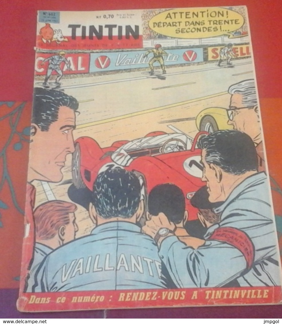 Journal De Tintin N°662 Juin 1961 24 Heures Du Mans , Salon Aéronautique, Tintinville Coursegoules - Tintin