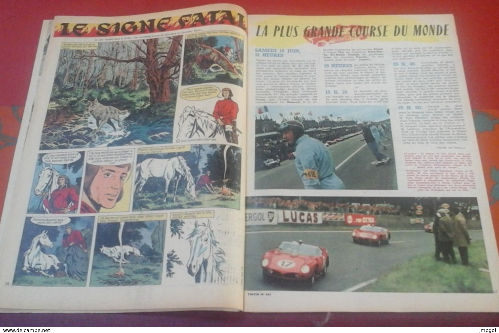 Journal De Tintin N°662 Juin 1961 24 Heures Du Mans , Salon Aéronautique, Tintinville Coursegoules - Tintin