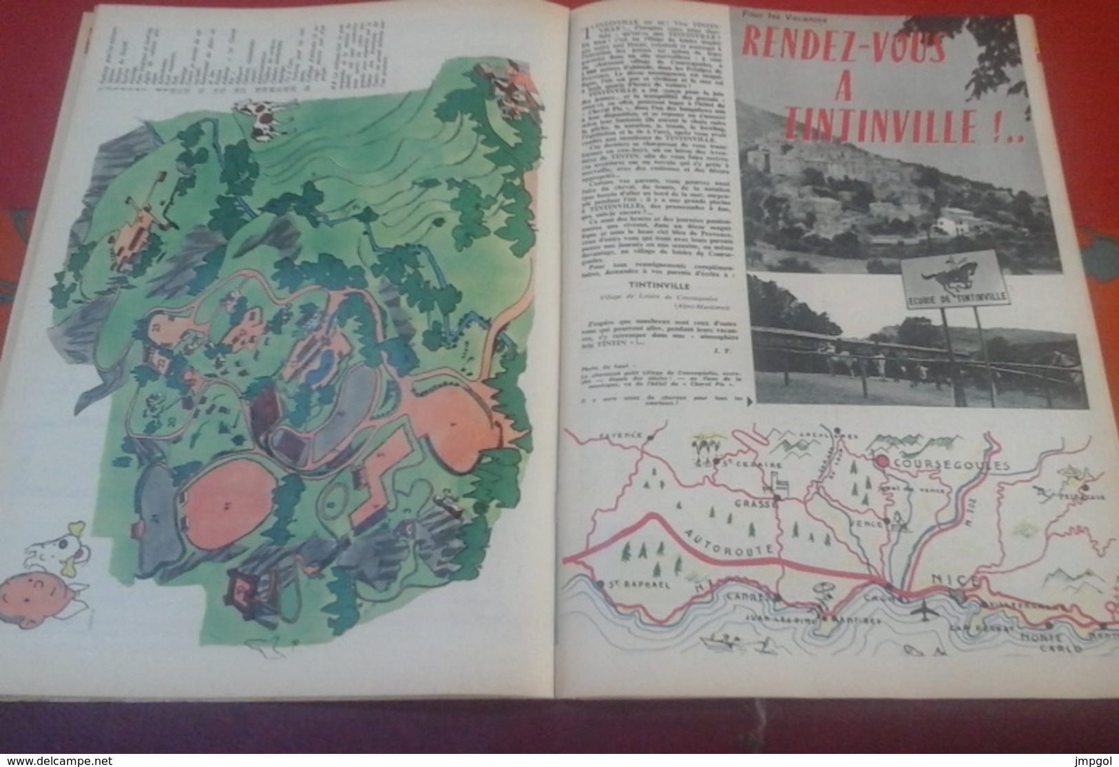 Journal De Tintin N°662 Juin 1961 24 Heures Du Mans , Salon Aéronautique, Tintinville Coursegoules - Tintin