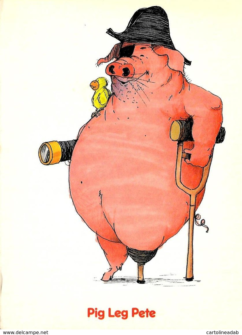 [MD2981] CPM - HUMOR - PIG LEG PETE - SILVEY JEX - Non Viaggiata - Humor