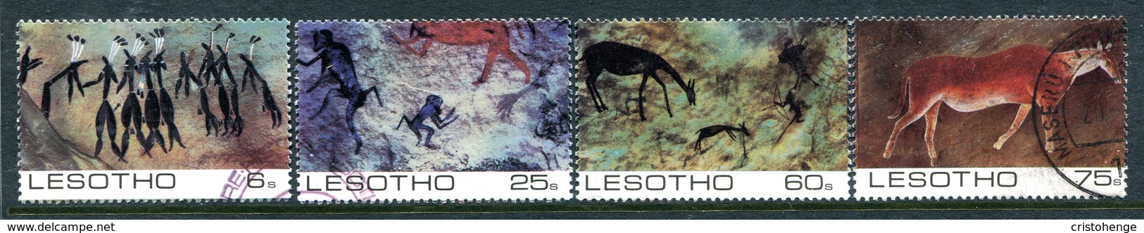 Lesotho 1983 Rock Paintings Set Used (SG 540-543) - Lesotho (1966-...)