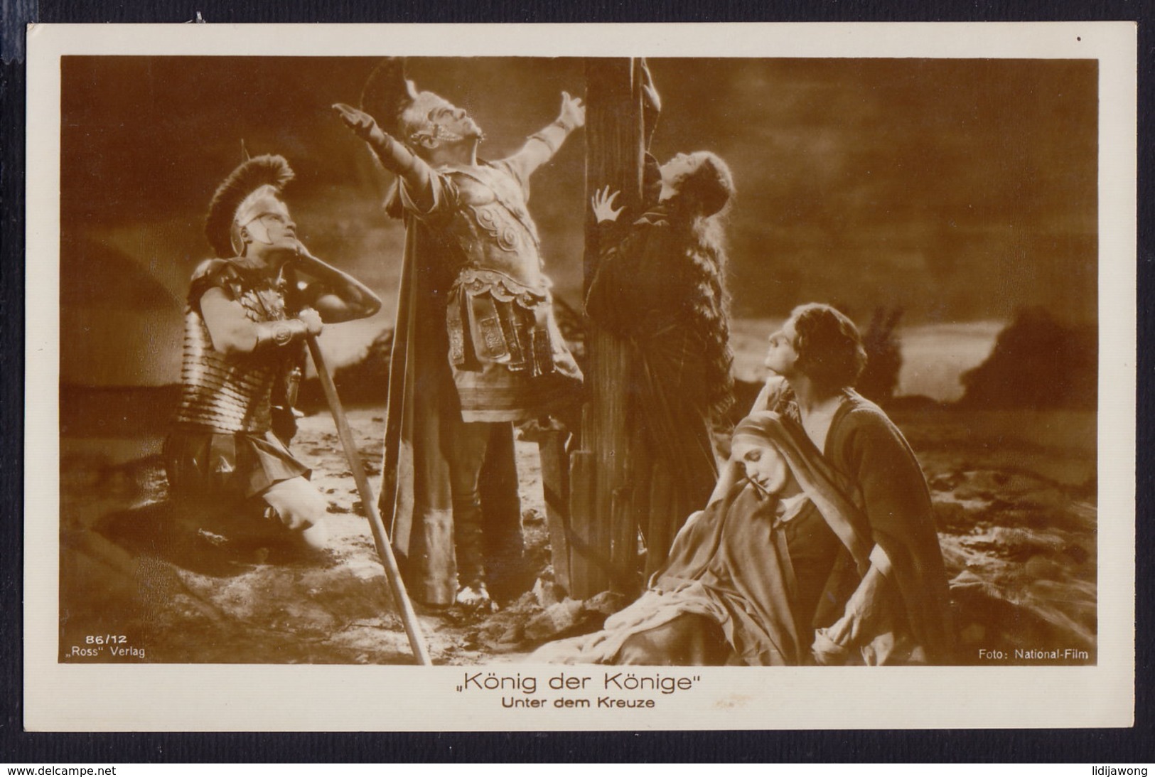 BIBLE JESUS "KONIG Der KONIGE" MOVIE FILM - OLD POSTCARD ROSS (see Sales Conditions) - Schauspieler