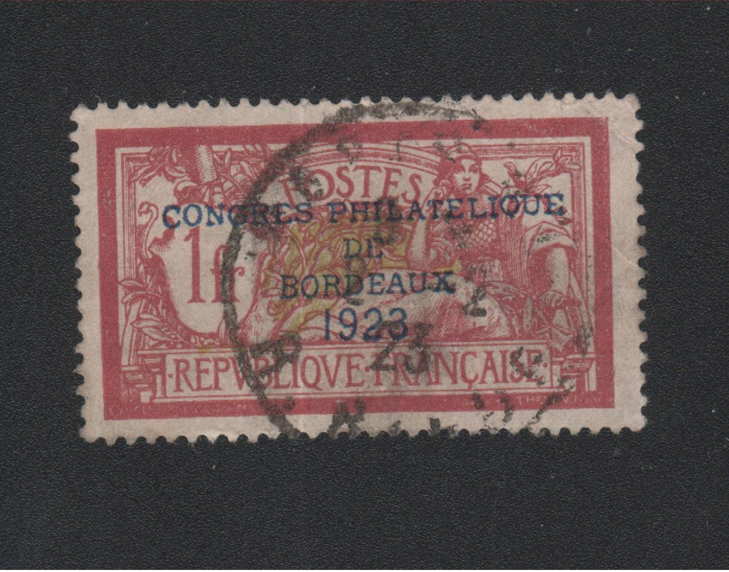 Faux N° 182 "Congrè Philatélique De Bordeaux" 1 F Merson Oblitéré 2eme Choix - Used Stamps