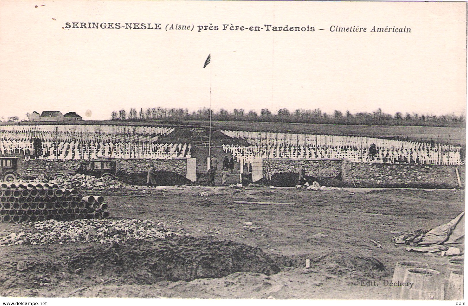 Cimetière Américain Seringes-Nesles (Aisne) - Vue 1 - 1914-18