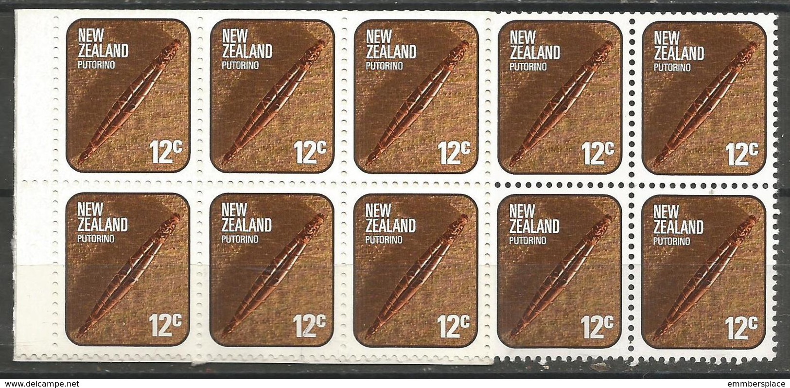 New Zealand - 1976 Flute Booklet MNH **  SG SB52 - Booklets