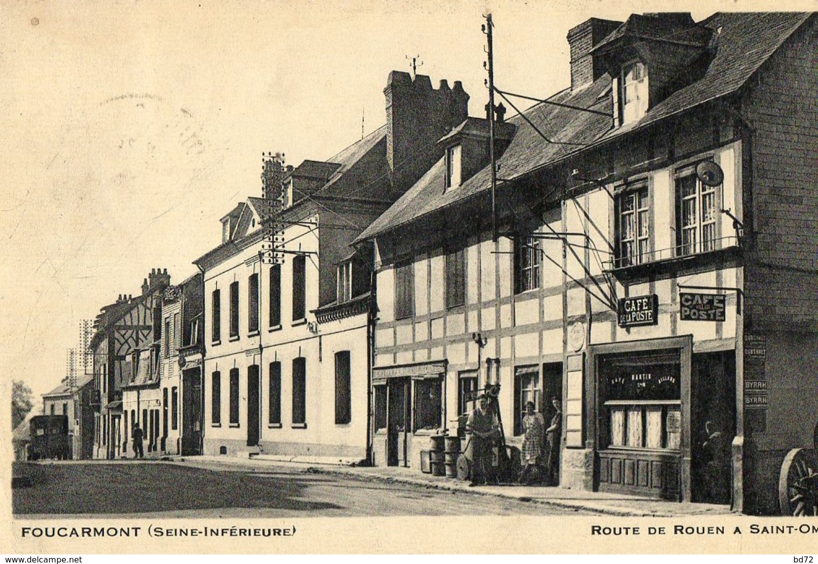 FOUCARMONT - Route De Rouen à Saint Omer - Autres & Non Classés